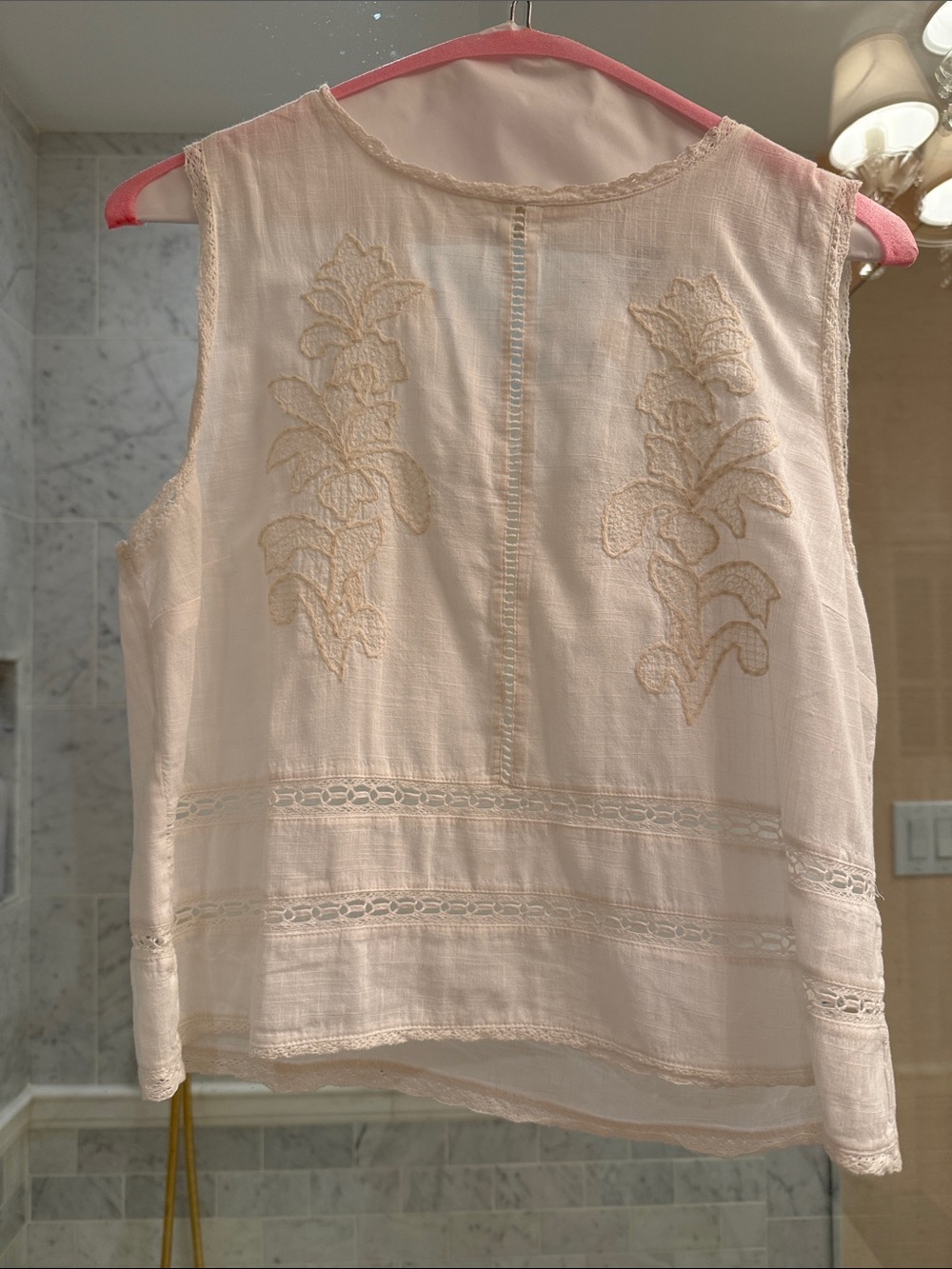 Zara Linen Shell Ivory Medium